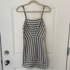 Striped mini dress